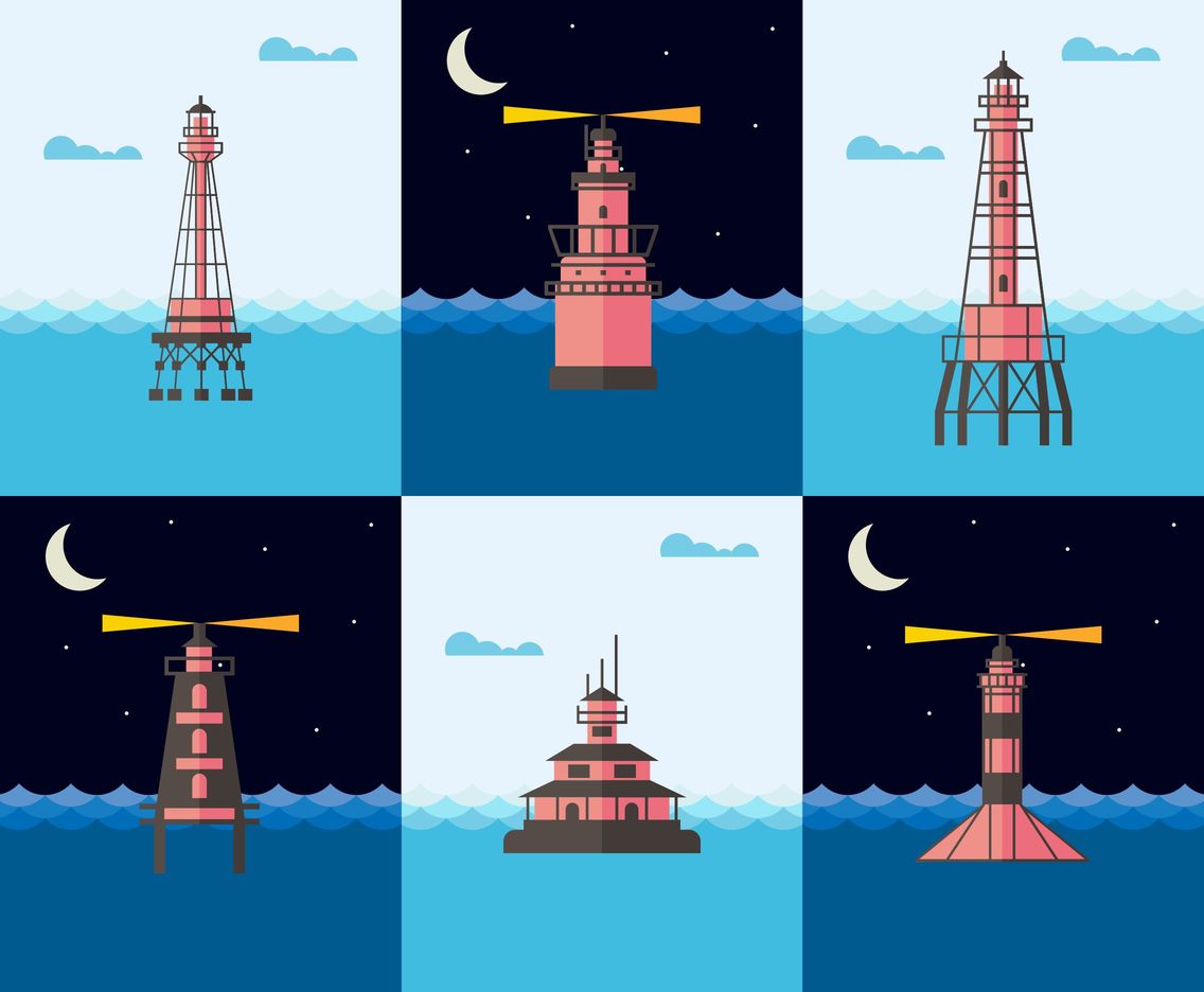 1136x936 Lighthouse Vector Vector Art Graphics
