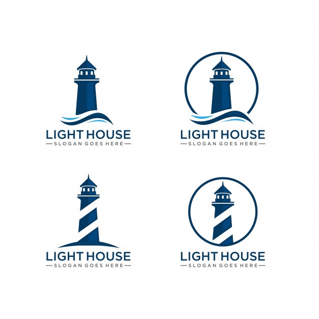 626x626 Lighthouse Logo Template Vector Premium Download