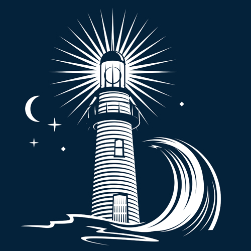 500x500 Set Of Lighthouse Vector Material Free Download