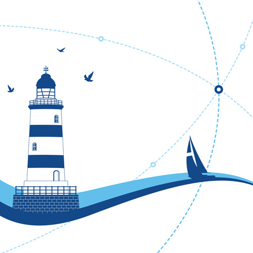 500x500 Set Of Lighthouse Vector Free Vector In Encapsulated Postscript