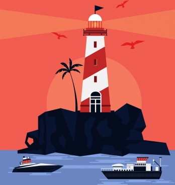 348x368 Lighthouse Vector Free Vector Download