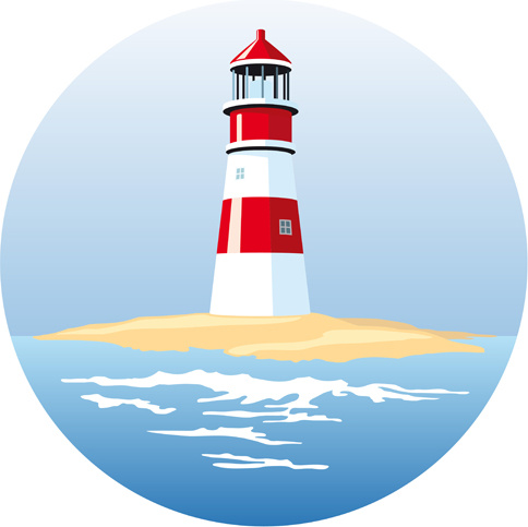 484x483 Set Of Lighthouse Vector Free Vector In Encapsulated Postscript