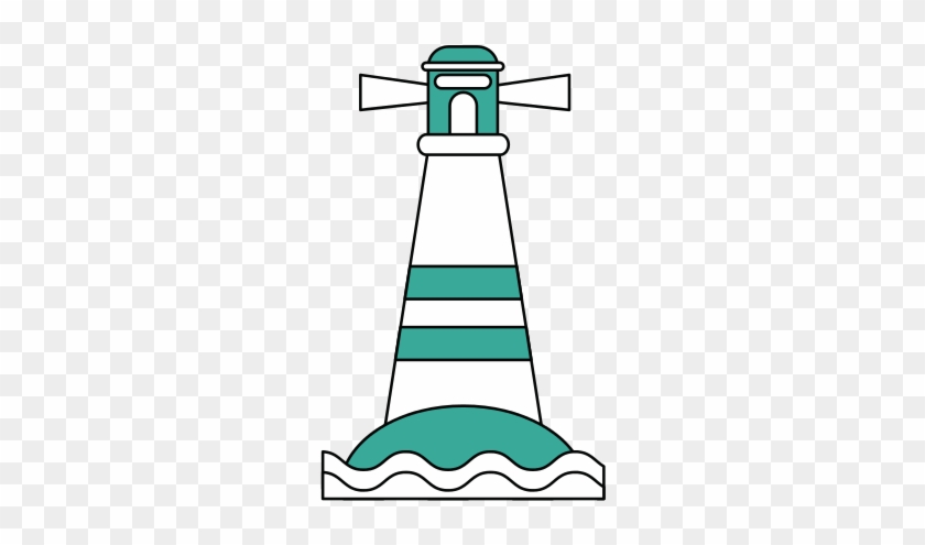 Island Beach Lighthouse Vector Icon Illustration 840x495 Island Beach Lighthouse Vector Icon Illustration