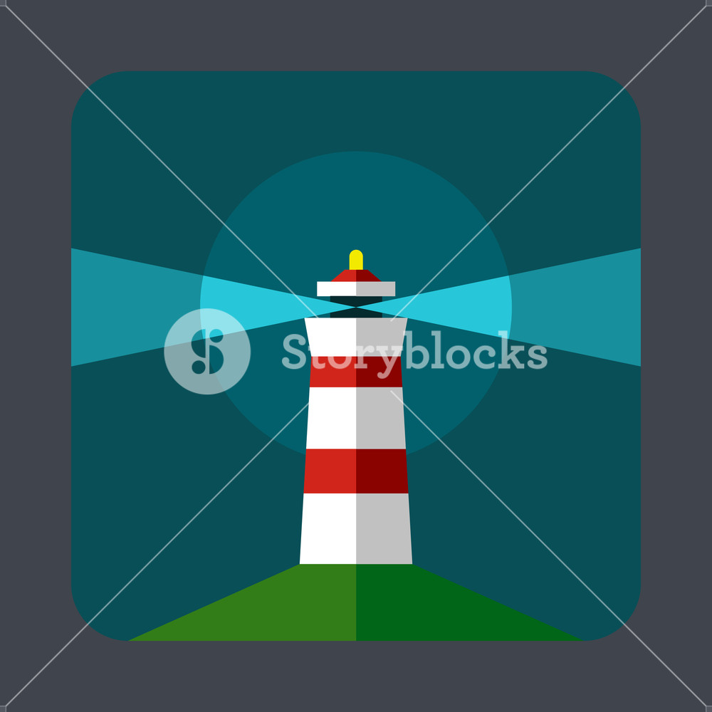 Lighthouse Concept Background Cartoon Illustration Of Lighthouse 1000x1000 Lighthouse Concept Background Cartoon Illustration Of Lighthouse