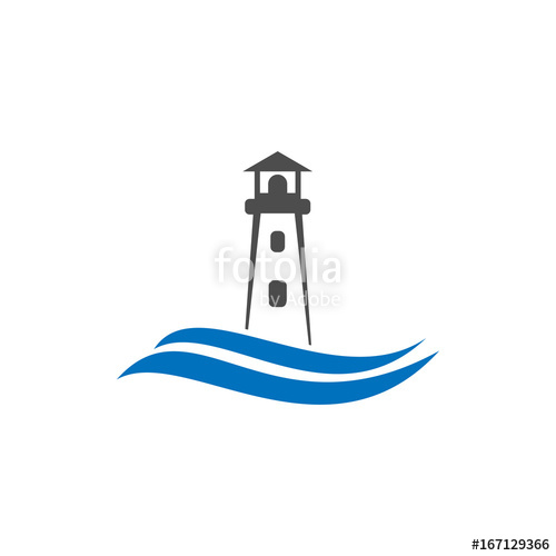 Sea Lighthouse Vector Template Logo Stock Image And Royalty Free 500x500 Sea Lighthouse Vector Template Logo Stock Image And Royalty Free