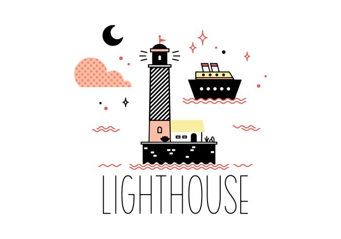 Free Lighthouse Vector 700x490 Free Lighthouse Vector