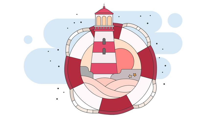 Lighthouse Vector Stock Images 871x490 Lighthouse Vector Stock Images