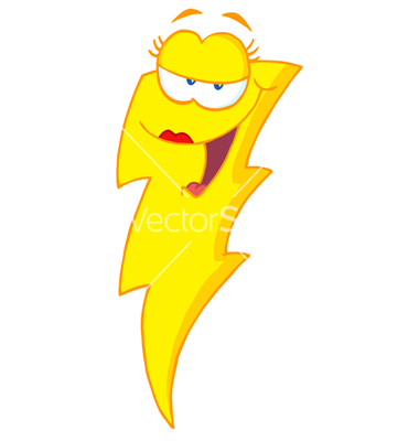 380x400 Female Lightning Bolt Vector