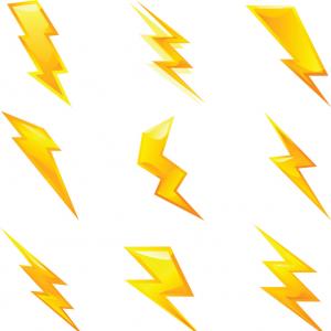 300x300 How To Draw A Lightning Bolt Lighting Bolt Clipart Look