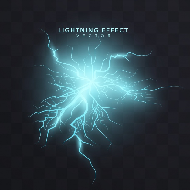 626x626 Lightning Effect Background Vector Free Download