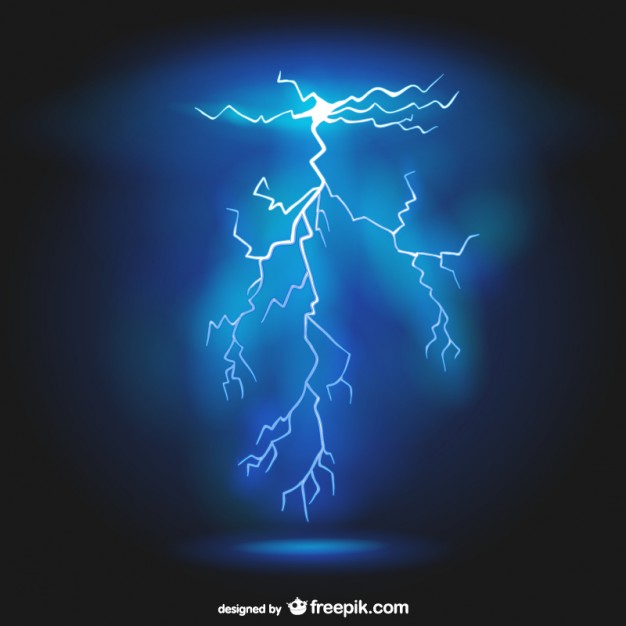 626x626 Realistic Lightning Background Vector Free Download