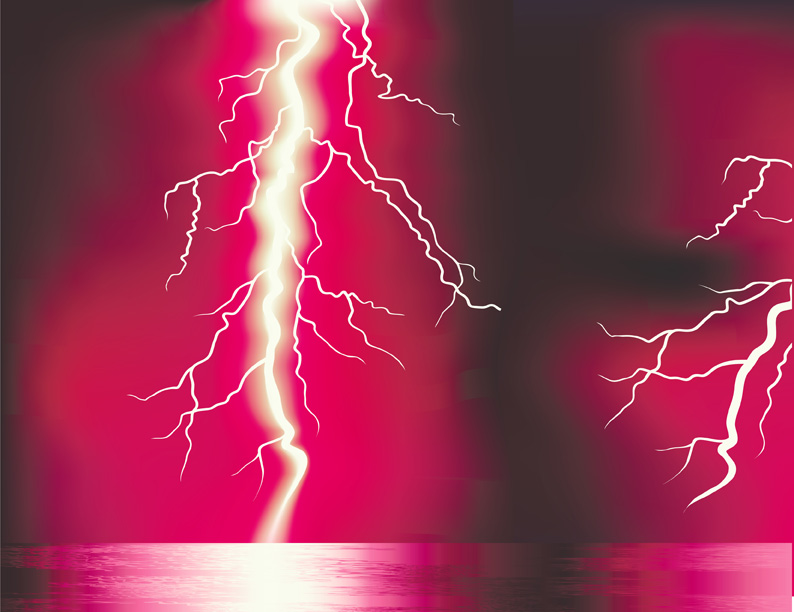 794x612 Bright Lightning Background Vector Design Free Download