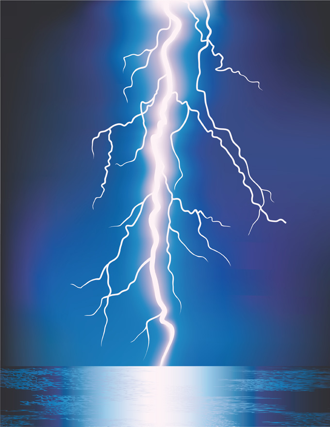 680x880 Bright Lightning Background Vector Design Free Download