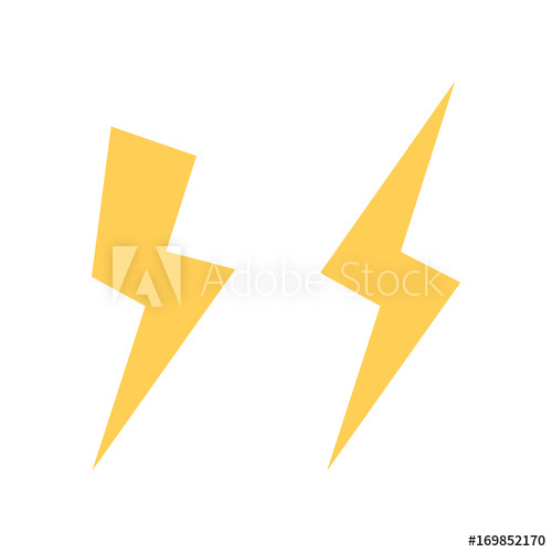 500x500 Lightning Bolt Vector Icon Flash Icon Bolt Of Lightning Vector