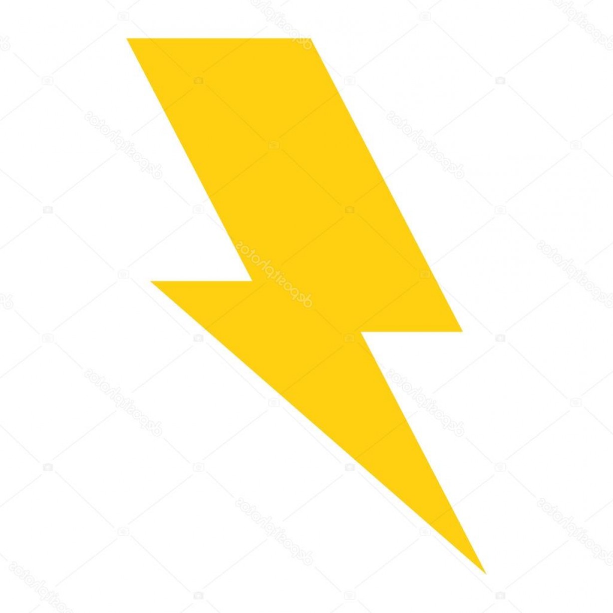 1228x1228 Stock Illustration Lightning Bolt Vector Icon Handandbeak