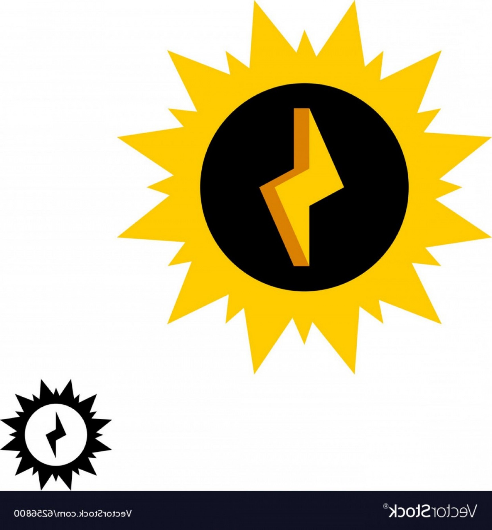 1728x1862 Sun Energy Logo With Lightning Bolt Vector Catchsplace