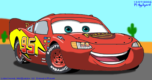 Lightning Mcqueen Vector at Vectorified.com | Collection of Lightning ...