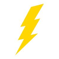 200x200 Lightning Bolt Free Vector Art