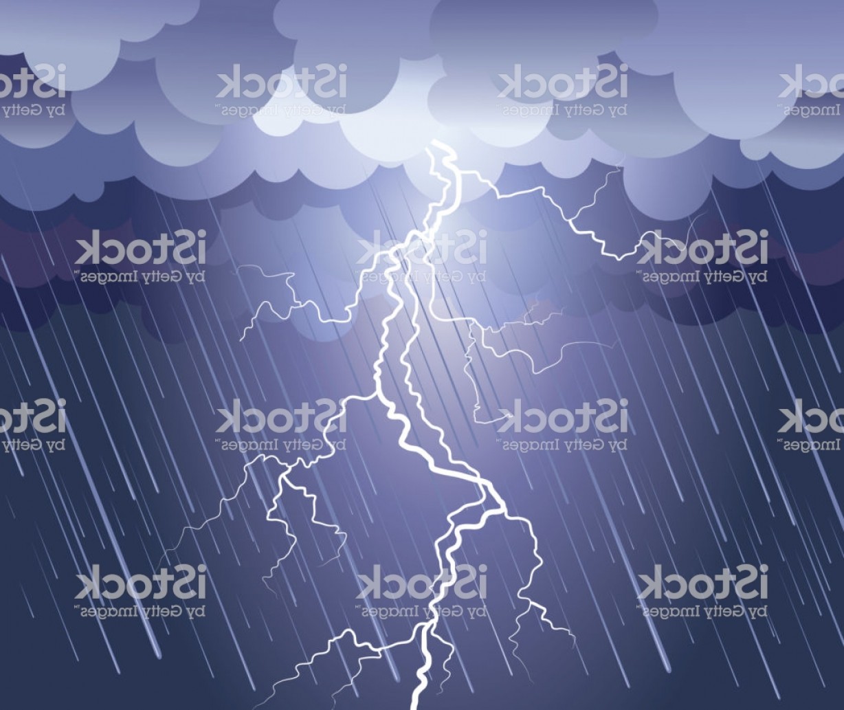 1228x1033 Lightning Strike Vector Rain Image With Dark Clouds Gm Soidergi