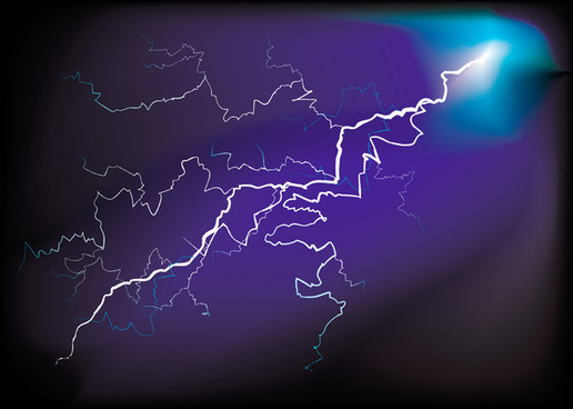 516x368 Lightning Free Vector Download