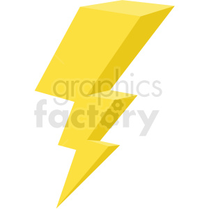 300x300 Lightning Vector Flat Icon Clipart With No Background Clipart