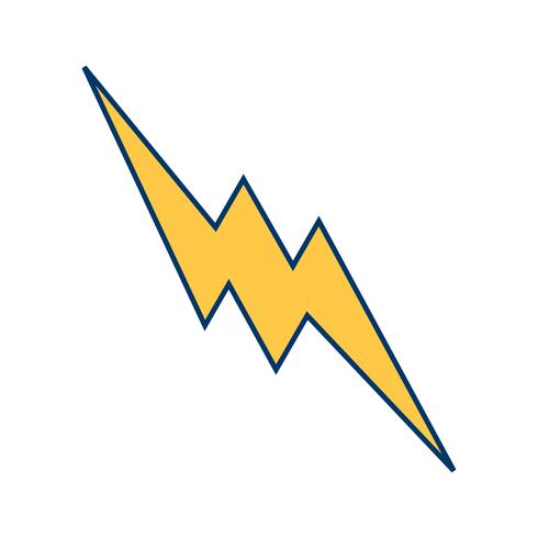490x490 Lightning Button Vector Icon