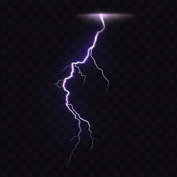 360x360 Lightning Vector, Free Download Lightning And Thunder, Blue