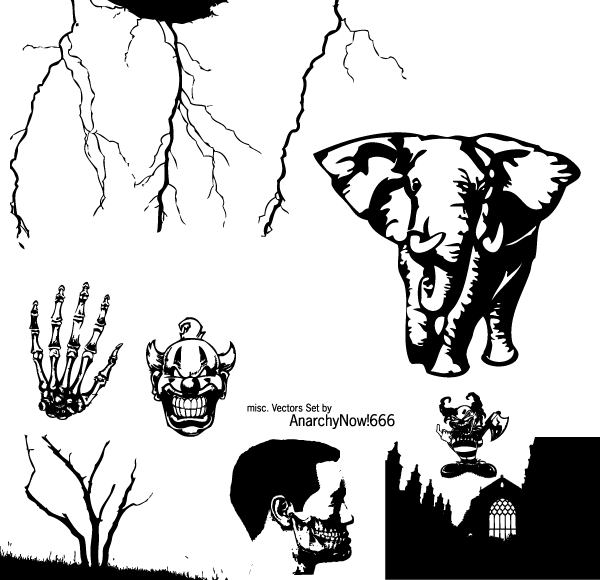 600x580 Lightning Vector Free