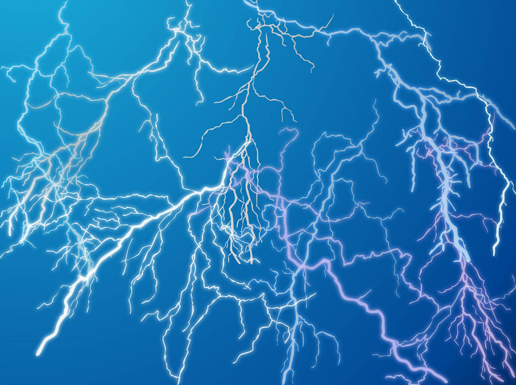 1024x765 Vector Lightning Vector Art Graphics