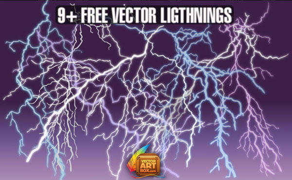 600x371 Free Lightning Vector Graphics