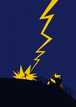 Lightning Free Vector Download 261x368 Lightning Free Vector Download