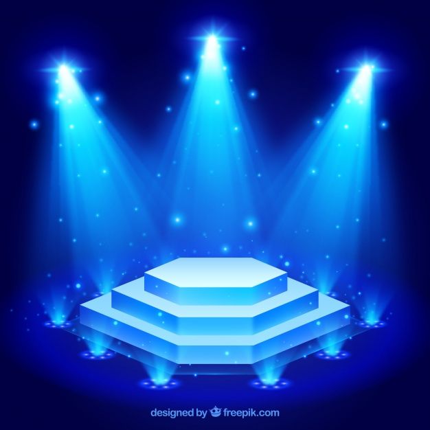 Realistic Stage Podium With Elegant Lightning Free Vector 626x626 Realistic Stage Podium With Elegant Lightning Free Vector
