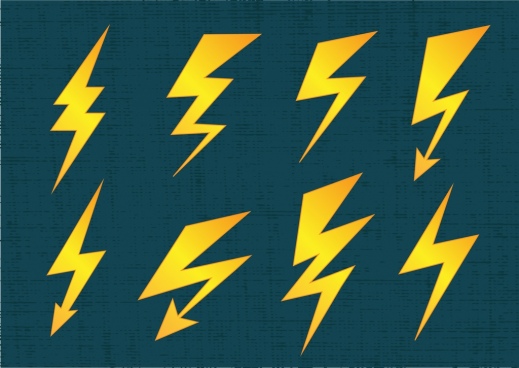 519x368 Lightning Free Vector Download