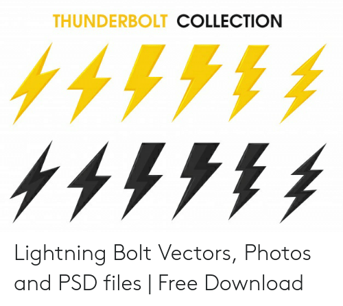 500x446 Thunderbolt Collection Lightning Bolt Vectors Photos