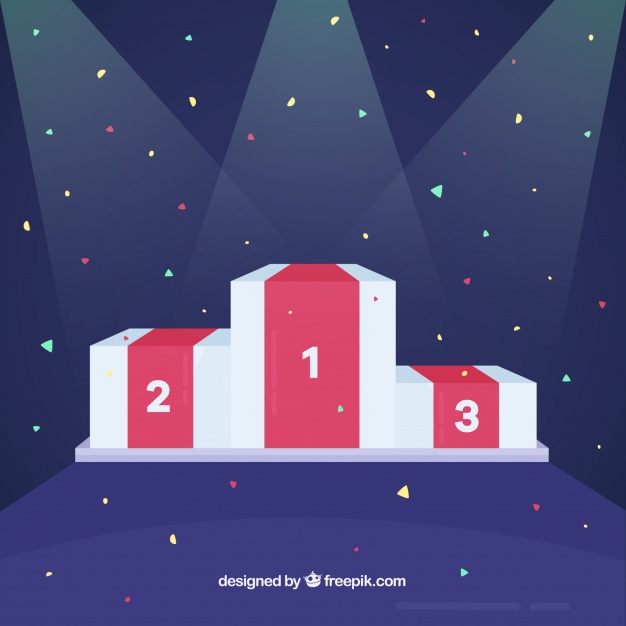 626x626 Flat Stage Podium With Elegant Lightning Vector Free Download
