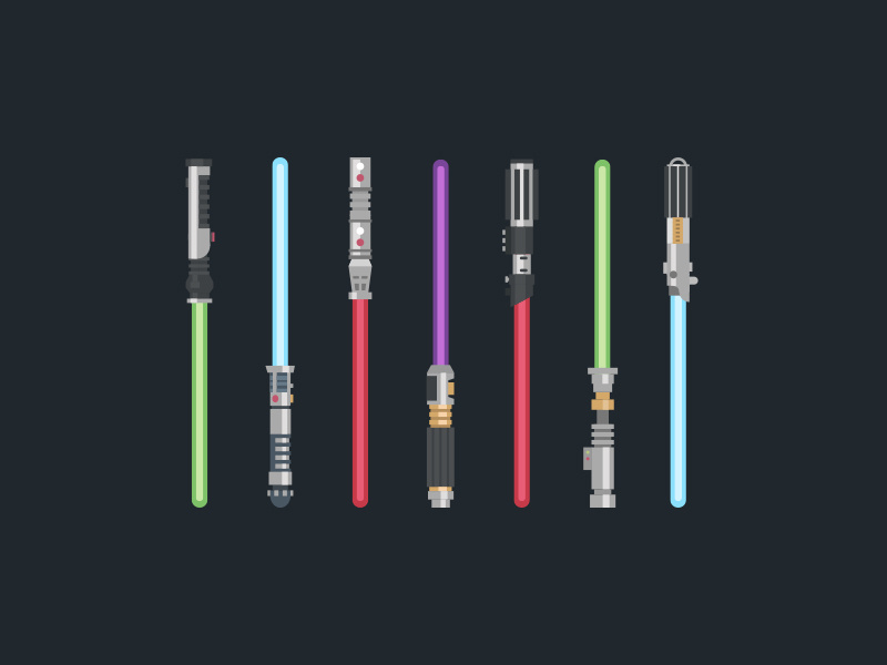 800x600 Star Wars Lightsabers Vector Free!!