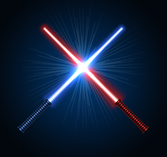580x544 Create Lightsaber Vectors In Adobe Illustrator