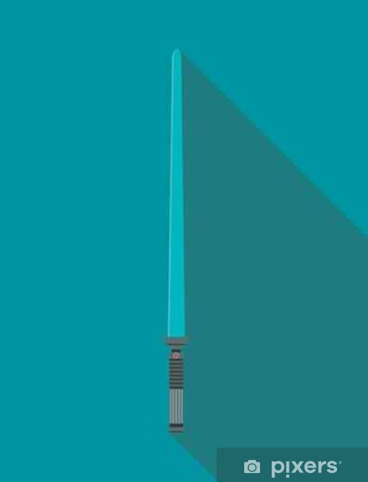 535x700 Vector Illustration Lightsaber Wall Mural