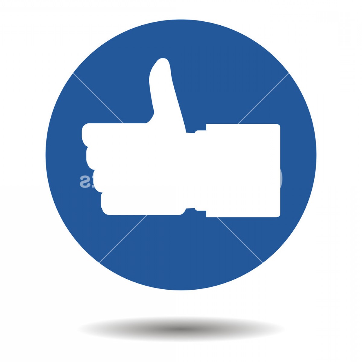 1200x1200 Like Thumb Vector Catchsplace