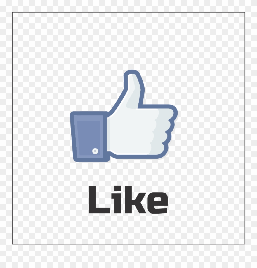 880x920 Facebook Like Icon Vector