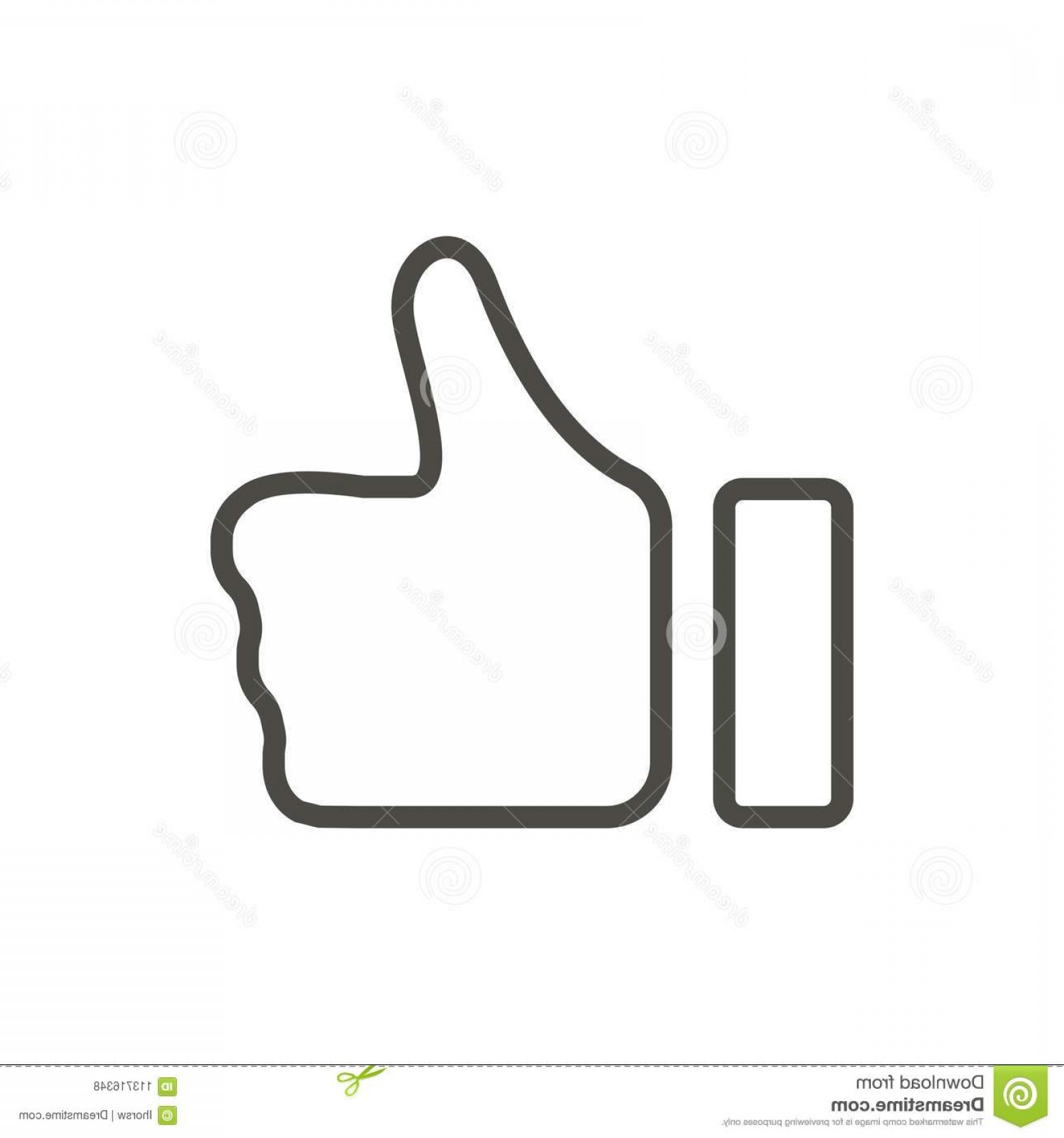 1560x1668 Like Icon Vector Line Thumb Up Symbol Like Icon Vector Line Thumb