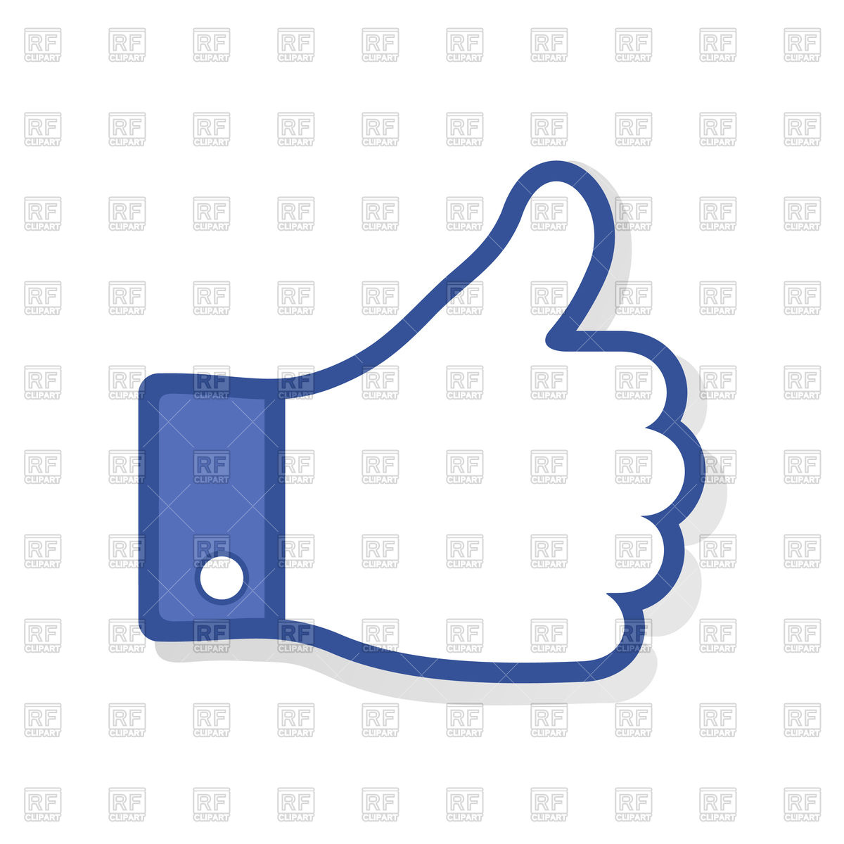 1200x1200 Hand Like Icon Vector Image Of Icons And Emblems