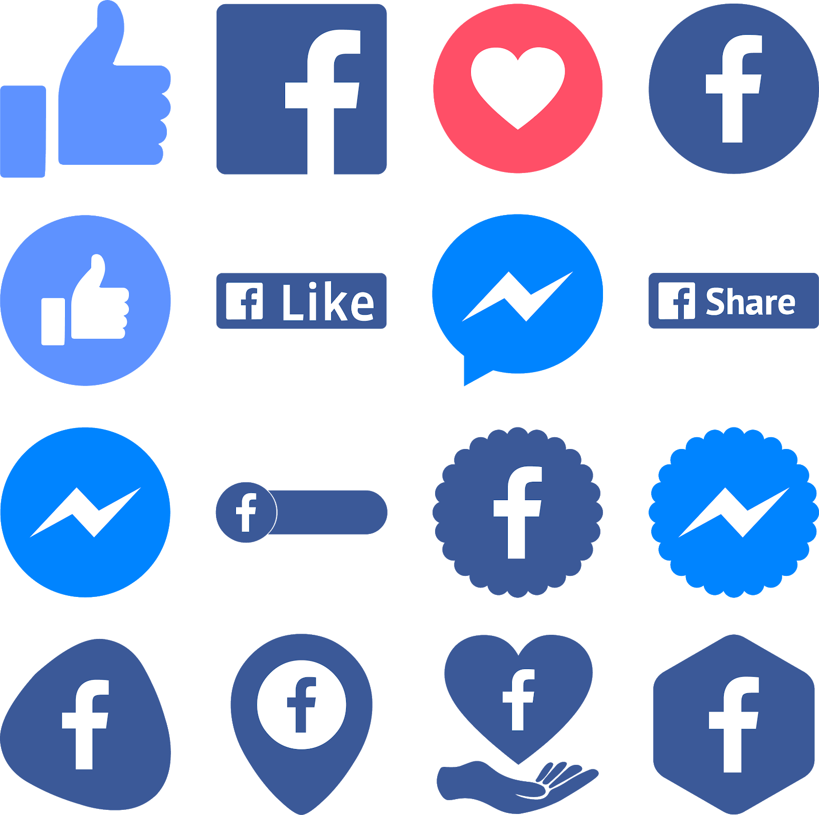 Download Icons Facebook Messenger Like Love 1600x1592 Download Icons Facebook Messenger Like Love