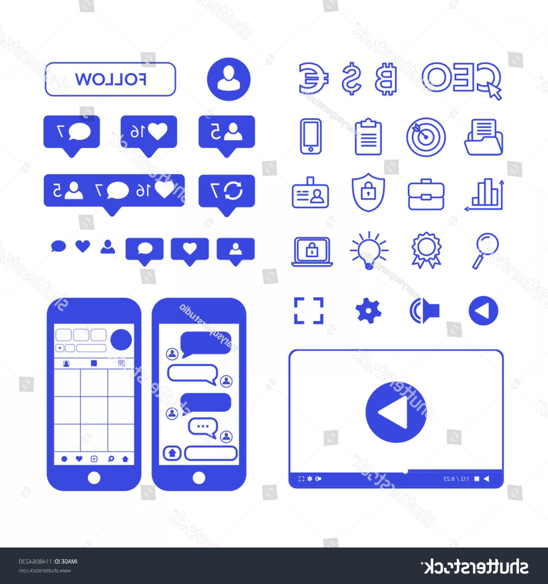 1800x1920 Instagram Template Like Symbol Message Notification Hoodamathrun