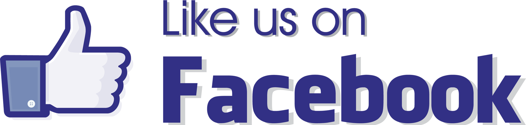 1764x419 Like Us On Facebook Png Logo