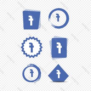300x300 Facebook Icon Logo Collection Set Social Media Vector Illustrator