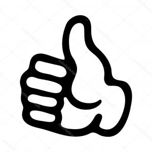 300x300 Like Vector Icon Thumbs Up Hand Soidergi