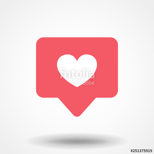 500x500 Notifications Icon Like Icon Vector Social Media Like Vector