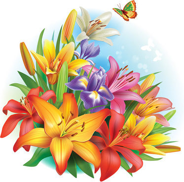 Lily Free Vector Download 373x368 Lily Free Vector Download