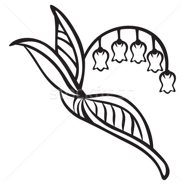 600x600 Lily Of The Valley Vector Illustration